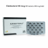 Clenbuterol for Sale 40mcg 80 Tabs - GPH Premium Domestic USA